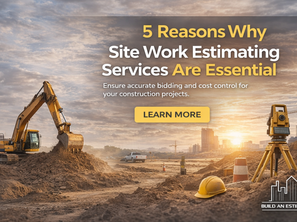 site work estimating services