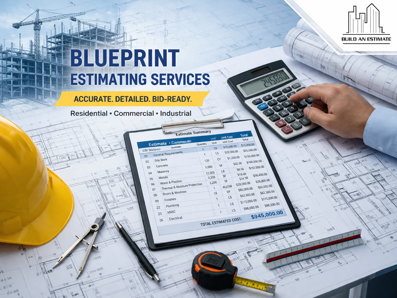 Get Quick and Accurate Home Construction Estimating Services