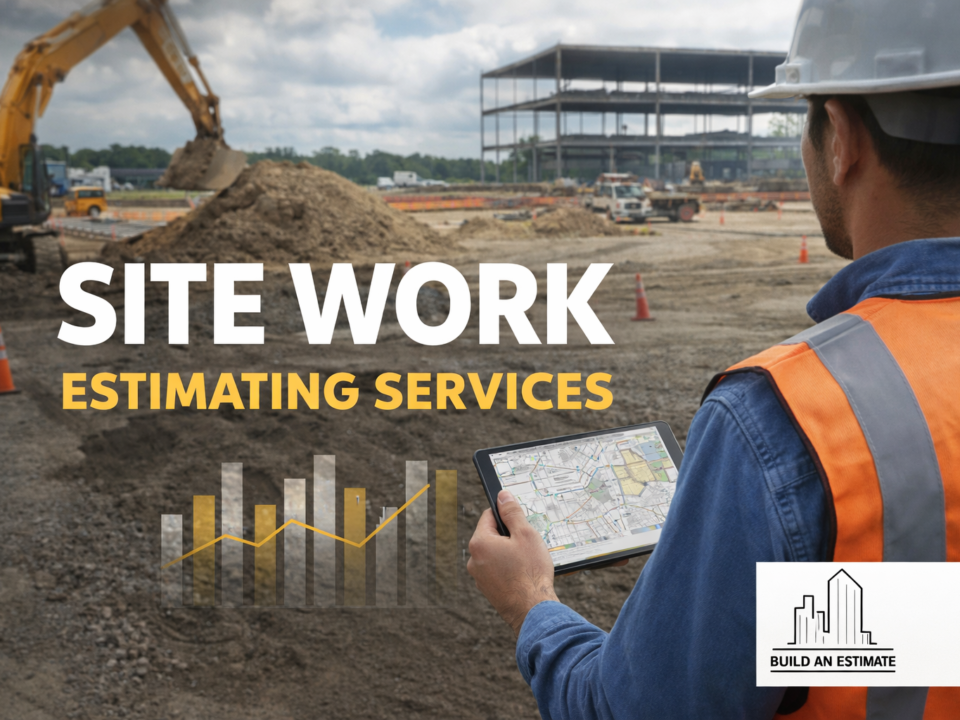 site work estimating services